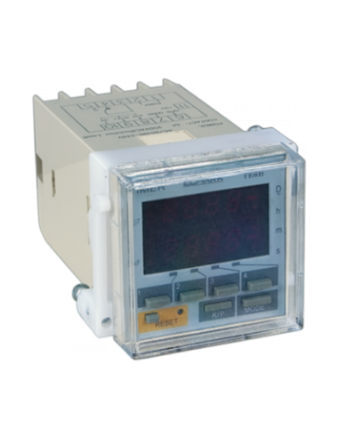 Zeitschalter 0.01s 59 h, LCD, 220V, Panelmontage