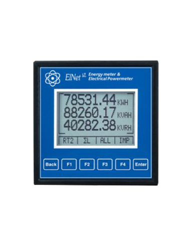 Elnet LT/TCP/IP Wattmeter V, I, P (Q, S), F, PF, harm.  Ethernet TCPIP